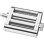 Acessório de massa KitchenAid 5KSM3MPA aço inoxidável para batedeiras