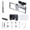StarTech 100AP1-TV-WALL-MOUNT TV Wandhalterung Artikuliert 32 bis 100" VESA 200x200 bis 800x500 Max 85kg