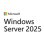 Sistema operativo Microsoft Windows Server Standard 2025 Alemán 1 licencia 64-bit