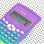 Calculatrice MILAN M240 Sunset 240 fonctions Turquoise Lilas