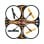 Drone Carrera Quadrocopter X2 R/C Giroscopio 4 ejes 2.4GHz Naranja