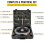 Kit scie cloche réglable FJKKQ-40-200 avec récupérateur de poussière 40-200 mm