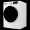 Lavadora Infiniton WM-H180DBM Carga Frontal 18 kg 1000 rpm Clase D Blanca Vapor Care