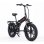 Bicicletta elettrica RANDRIDE YX20M 20'' 500W 48V17Ah Freni idraulici Nero
