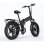 Bicicletta elettrica RANDRIDE YX20M 20'' 500W 48V17Ah Freni idraulici Nero