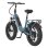 Bicicleta eléctrica DYU FF500 20" 250W Batería LG 48V 14Ah Azul