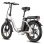 Bicicletta elettrica Fafrees F20 250W 36V 18Ah 20 pollici Bianco