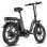 Bicicletta elettrica Fafrees F20 250W 36V 18Ah 20'' Disco Nero