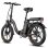 Bicicletta elettrica Fafrees F20 250W 36V 18Ah 20'' Disco Nero