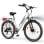 Bicicleta eléctrica Eskute C100 Plus 250 W 36 V 13 Ah blanca
