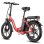 Bicicletta elettrica Fafrees F20 250W 36V 18Ah Disco 20" Rossa