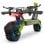 Monopattino elettrico GOKEEP F5 1000W Autonomia 70km Ruote 11 pollici Doppia sospensione Verde