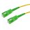 Cable de fibra óptica Techly ILWL D9-MA-100TY 10 m SC/APC monomodo LSZH amarillo