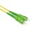 Cable de fibra óptica Techly ILWL D9-MA-100TY 10 m SC/APC monomodo LSZH amarillo