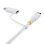 Câble StarTech 2M-U2-LNTC-CABLE USB-C 2 m Adaptateur Lightning Tressé Blanc