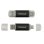 Clé USB Intenso Twist Line 128GB USB 3.2 Gen 1 Type-A Type-C Anthracite