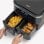 Airfryer Severin FR 2463 Double Compartiment 8 L 2600 W Revêtement Céramique