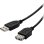 USB-Kabel Vivanco VVITUSB30MFK 3 m USB 2.0 A Stecker auf A Buchse schwarz