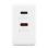 Lenovo Dual USB-C 65W GaN Oplader Wit 2 Poorten