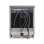 Lave-vaisselle Candy RapidO CF 5C6F0B 15 couverts C avec Wi-Fi