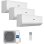 Aire Acondicionado Split 3x1 Haier TIDE-R 35 2.752 Frigorías A++ Bomba de Calor WiFi Mando