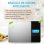Bascula de cocina Smartia CRONTOL FOOD 15 kg 1 g App en espanol