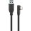 Cable USB Goobay 66502 USB-A a USB-C 1,5 m 90° Negro alta velocidad
