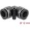 Acoplamiento neumático Delock 60748 90 grados rosca hembra 12 mm metal plástico