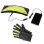 Auricolari Celly SPORTKIT17YL cablati jack 3,5 mm sport microfono nero giallo