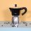 Cafetière italienne Any Morning Hes-6 240 ml 6 Tasses Aluminium Noir