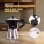 Cafetière italienne Any Morning Hes-6 240 ml 6 Tasses Aluminium Noir