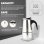 Cafetière italienne Any Morning Moka Acier Inoxydable 300 ml 6 Tasses