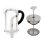 Cafetière à piston Any Morning Espresso 600 ml Acier inoxydable et verre