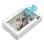 Bandeja Sanitaria Autolimpiante PetKit Purobot Crystal Duo para Gatos con Cámara IA