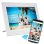 Cornice digitale DENVER PFF-1015WHITE schermo táctile IPS 10" Wi-Fi 16 GB bianca