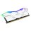 Mémoire RAM Team Group T-Force Deltaα RGB 32Go 2x16Go DDR5 6000MHz CL30 AMD EXPO Blanc