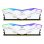 Mémoire RAM Team Group T-Force Deltaα RGB 32Go 2x16Go DDR5 6000MHz CL30 AMD EXPO Blanc