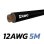 Cable eWheel EWM860 12 AWG 5 m alta corriente negro