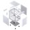 Boitier Jonsbo C6-ITX Blanc Mini ITX Mesh Compact SFX