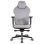 Cadeira gaming Quersus ICOS 1.1 cinza tecido ignífugo apoios 4D