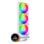 Refrigeração Líquida Montech LightFlow ARGB 360mm 3 Ventoinhas RGB Branco