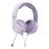 Auriculares HORI Gaming Headset Cozy Lavender com fio jack 3,5 mm micro flexível violeta