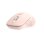 Ratón Nilox Dual Wireless Bluetooth USB 1600DPI Rosa 6 Pulsanti Silenzioso