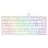 Teclado Savio ASTRAL WHITE JADE magnético compacto con switches Outemu White Jade y RGB