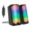 Altavoces Speedlink 2.0 sans fil et filaires 6W avec RGB et Bluetooth