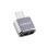 Adaptador USB Intenso A480C USB-A a USB-C Pack 3 antracita aluminio