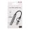 Hub TnB 4 puertos 5 Gbps HUBSLIM4 USB-A y USB-C ultradelgado aluminio