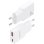 Carregador Aisens A110-1000 GaN 25W USB-C PD3.0 QC4.0 USB-A QC3.0 Branco