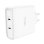 Carregador Trust Maxo GaN 100W USB-C 2 Portas Carga Rápida Branco