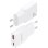 Chargeur Aisens A110-1002 GaN 30W USB-C PD3.0 QC4.0 USB-A QC3.0 Blanc